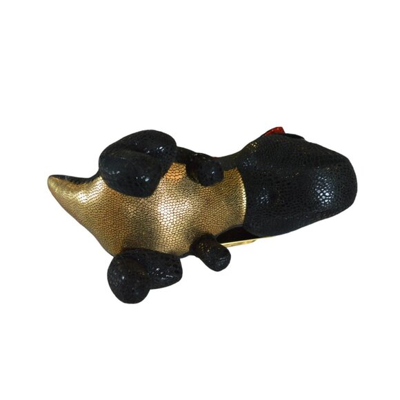 Grindal The Dragon Ty Beanie Boo Silk Black Red Gold Collector Gift Christmas - Picture 4 of 7
